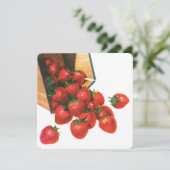 ヴィンテージイチゴ入りバスケット、フードフルーツベリー (スタンド正面)