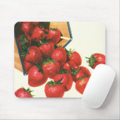 ヴィンテージイチゴ入りバスケット、フードフルーツベリー マウスパッド (マウス)