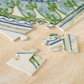 ヴィンテージイチゴ層ケーキジグソーパズル ジグソーパズル (側面)