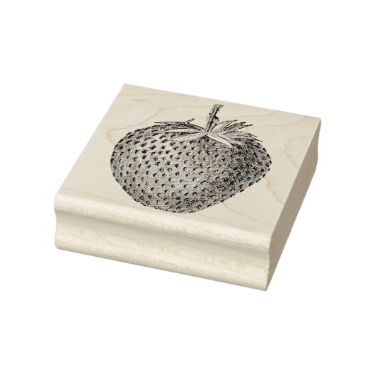 ヴィンテージイチゴ植物学 ラバースタンプ (スタンプ)