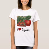 ヴィンテージイチゴ,農場のイチゴの植物 Tシャツ (正面)