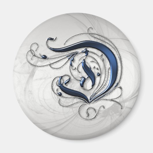 ヴィンテージイニシャルD マグネット (正面)