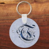 ヴィンテージイニシャルT キーホルダー (正面)