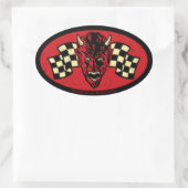 ヴィンテージイビル009C 楕円形シール (バッグ)