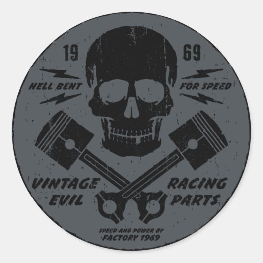 ヴィンテージイビル012B ラウンドシール (正面)