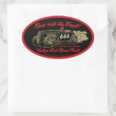 ヴィンテージイビル013A 楕円形シール (バッグ)