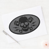 ヴィンテージイビル015B 楕円形シール (封筒)