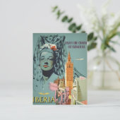 ヴィンテージイベリア旅行はがき ポストカード (スタンド正面)