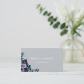 ヴィンテージイベントプランナーフローラ 名刺 (スタンド正面)