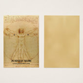 ヴィンテージイヤリングホルダーダヴィンチヒト体 (正面&裏面)