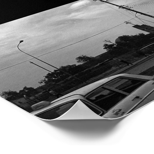 ヴィンテージイラク通りタクシー ポスター (角)