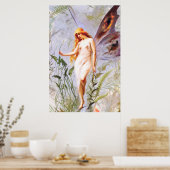 ヴィンテージイラストの妖精 ポスター (キッチン)