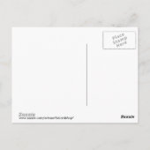 ヴィンテージイラストレーションかわいらしガールファルトおもしろい ポストカード (裏面)