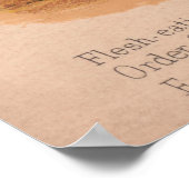 ヴィンテージイラストレーションのスカンク(1874) ポスター (角)