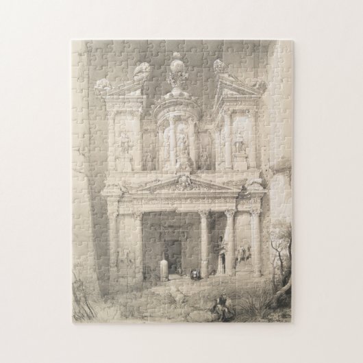 ヴィンテージイラストレーションのペトラ(1849年) ジグソーパズル (縦)