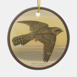 ヴィンテージイラストレーションのヨーロッパナイトジャー セラミックオーナメント