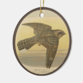 ヴィンテージイラストレーションのヨーロッパナイトジャー セラミックオーナメント (左)