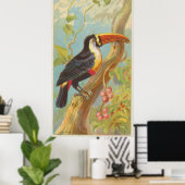 ヴィンテージイラストレーションの東缶(1889) ポスター (ホームオフィス)