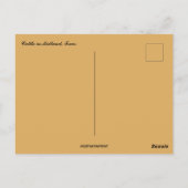 ヴィンテージイラストレーションの牛ミッドランドテキサス州 ポストカード (裏面)