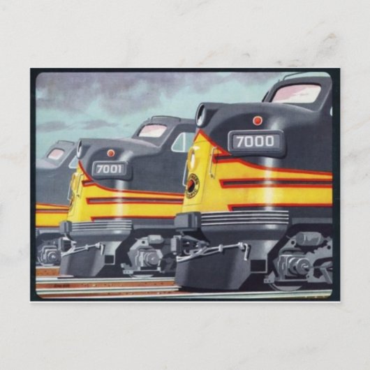 ヴィンテージイラストレーションはがき ポストカード (正面)