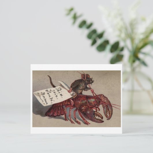 ヴィンテージイラストレーションはがき ポストカード (スタンド正面)