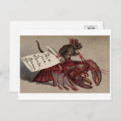 ヴィンテージイラストレーションはがき ポストカード (正面/裏面)