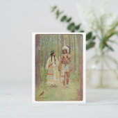 ヴィンテージイラストレーションはがき ポストカード (スタンド正面)