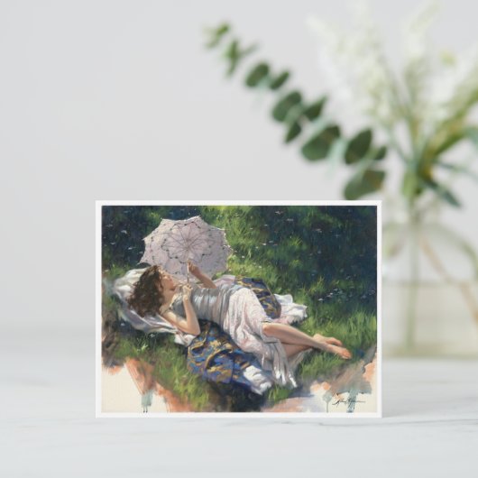 ヴィンテージイラストレーションはがき ポストカード (スタンド正面)