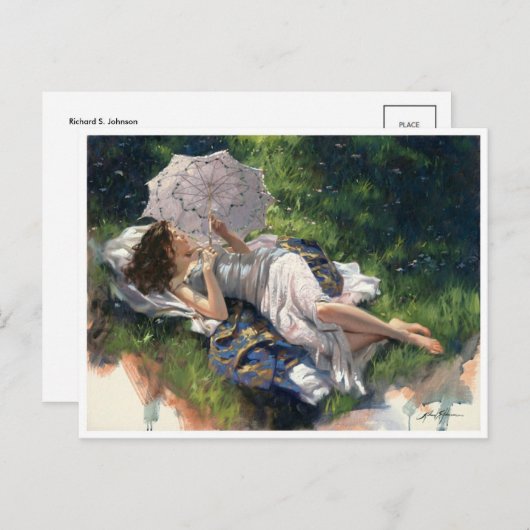 ヴィンテージイラストレーションはがき ポストカード (正面/裏面)