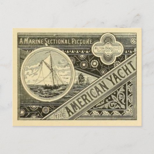 ヴィンテージイラストレーションはがき ポストカード (正面)