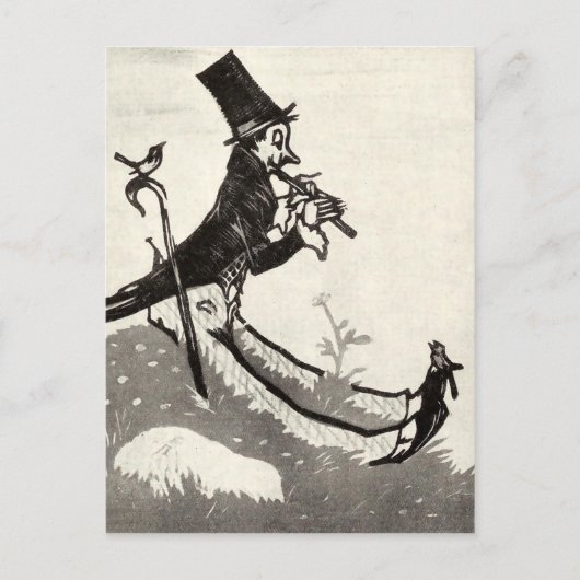 ヴィンテージイラストレーションはがき ポストカード (正面)
