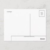 ヴィンテージイラストレーションはがき ポストカード (裏面)