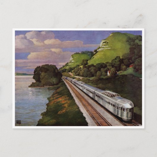 ヴィンテージイラストレーションはがき ポストカード (正面)