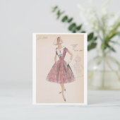 ヴィンテージイラストレーションはがき ポストカード (スタンド正面)