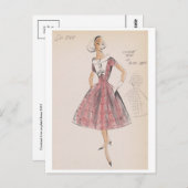 ヴィンテージイラストレーションはがき ポストカード (正面/裏面)