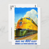 ヴィンテージイラストレーションはがき ポストカード (正面/裏面)