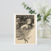 ヴィンテージイラストレーションはがき ポストカード (スタンド正面)