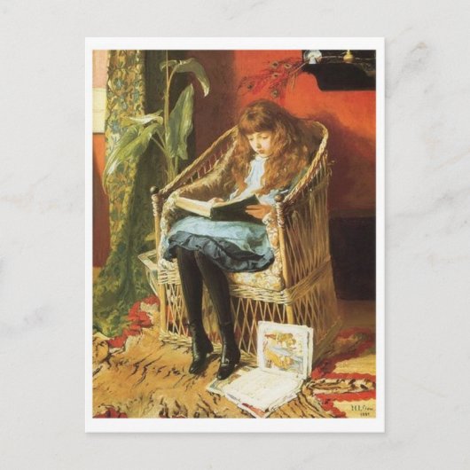 ヴィンテージイラストレーションはがき ポストカード (正面)