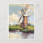 ヴィンテージイラストレーションはがき ポストカード (正面)