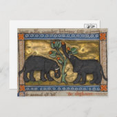 ヴィンテージイラストレーションはがき ポストカード (正面/裏面)