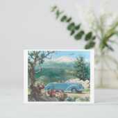 ヴィンテージイラストレーションはがき ポストカード (スタンド正面)