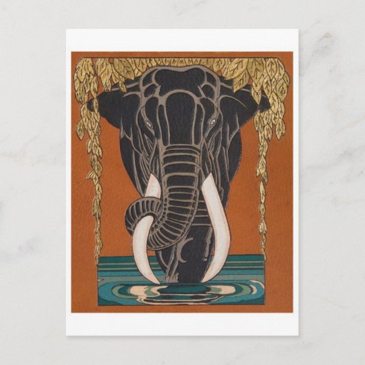 ヴィンテージイラストレーションはがき ポストカード (正面)