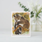 ヴィンテージイラストレーションはがき ポストカード (スタンド正面)