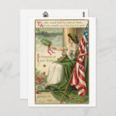 ヴィンテージイラストレーションはがき ポストカード (正面/裏面)