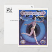 ヴィンテージイラストレーションはがき ポストカード (正面/裏面)