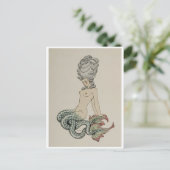 ヴィンテージイラストレーションはがき ポストカード (スタンド正面)