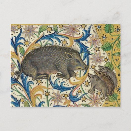 ヴィンテージイラストレーションはがき ポストカード (正面)