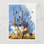 ヴィンテージイラストレーションはがき ポストカード (正面)