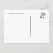 ヴィンテージイラストレーションはがき ポストカード (裏面)