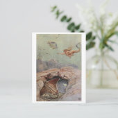 ヴィンテージイラストレーションはがき ポストカード (スタンド正面)